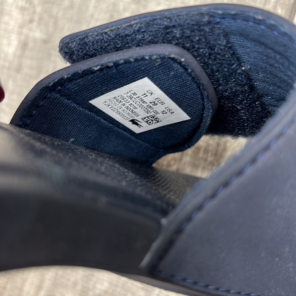 Lacoste Kids Slide / Slipper / Sandal -  New - Picture 4 of 5